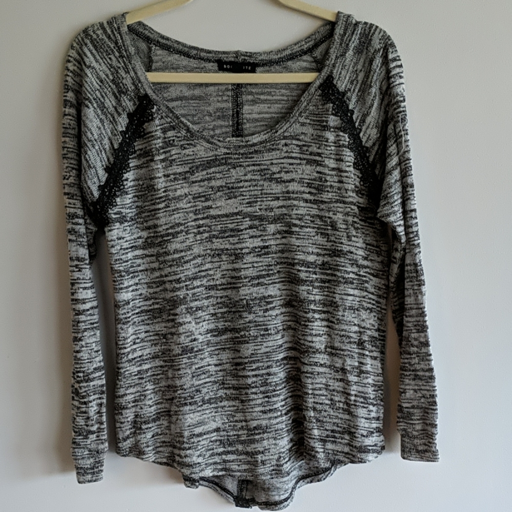 Black & White Long Sleeve Shirt